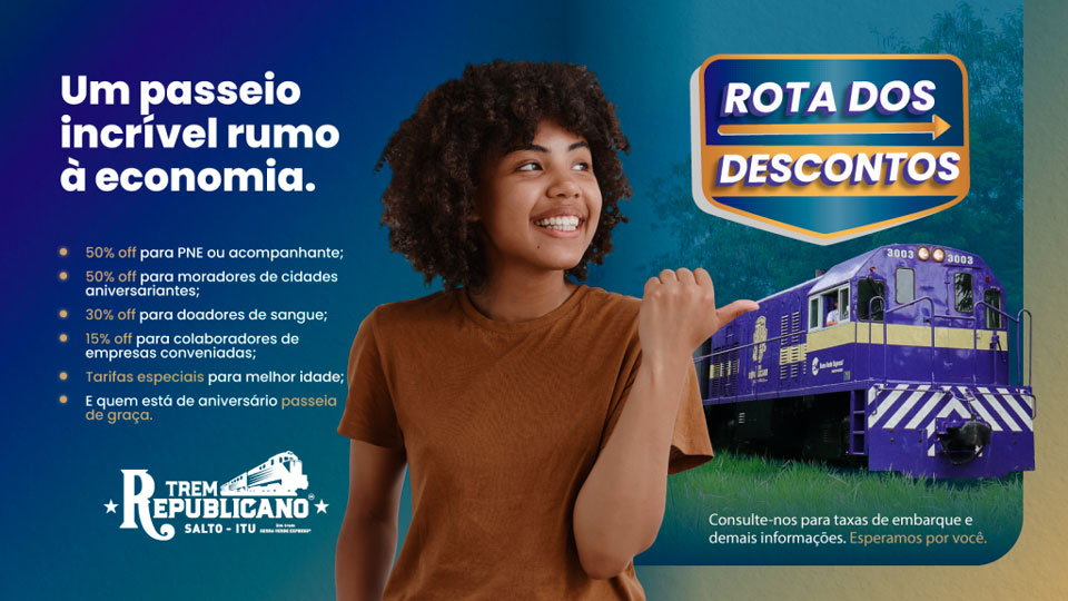 Trem Republicano e a rota dos descontos: Um passeio incrível ruma à economia