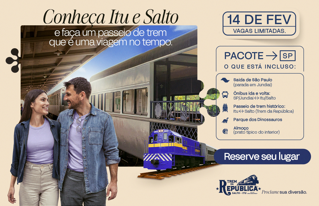 Saída de São Paulo para Trem da República - Pacote Completo