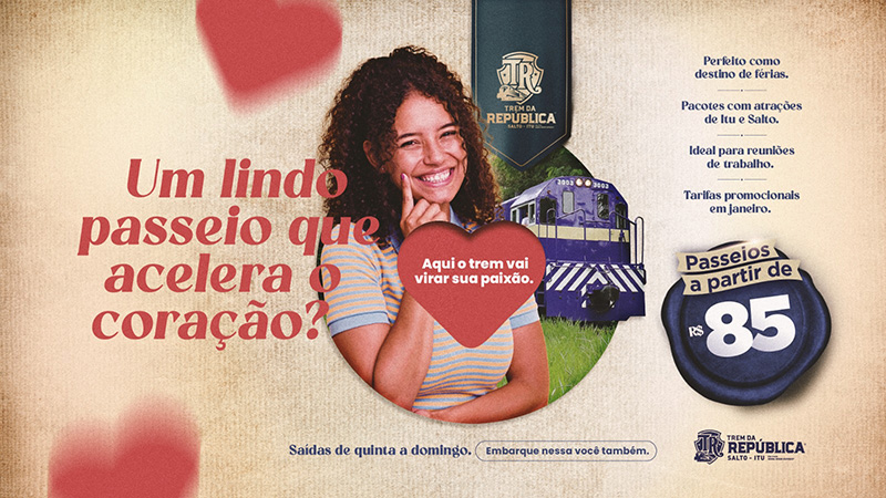 Chegamos na alta temporada: o trem vai virar sua paixão