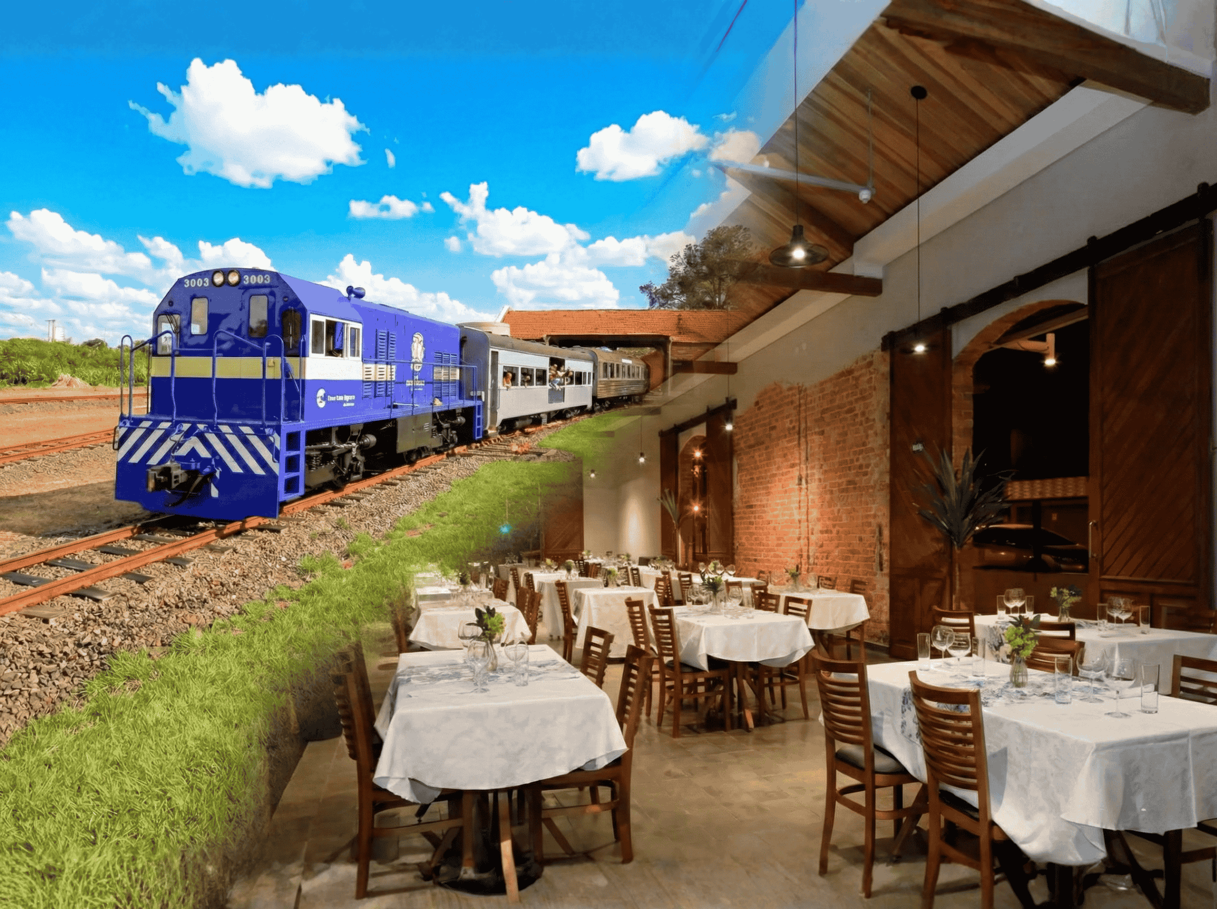 Passeio de Trem Ida e Volta com Almoço