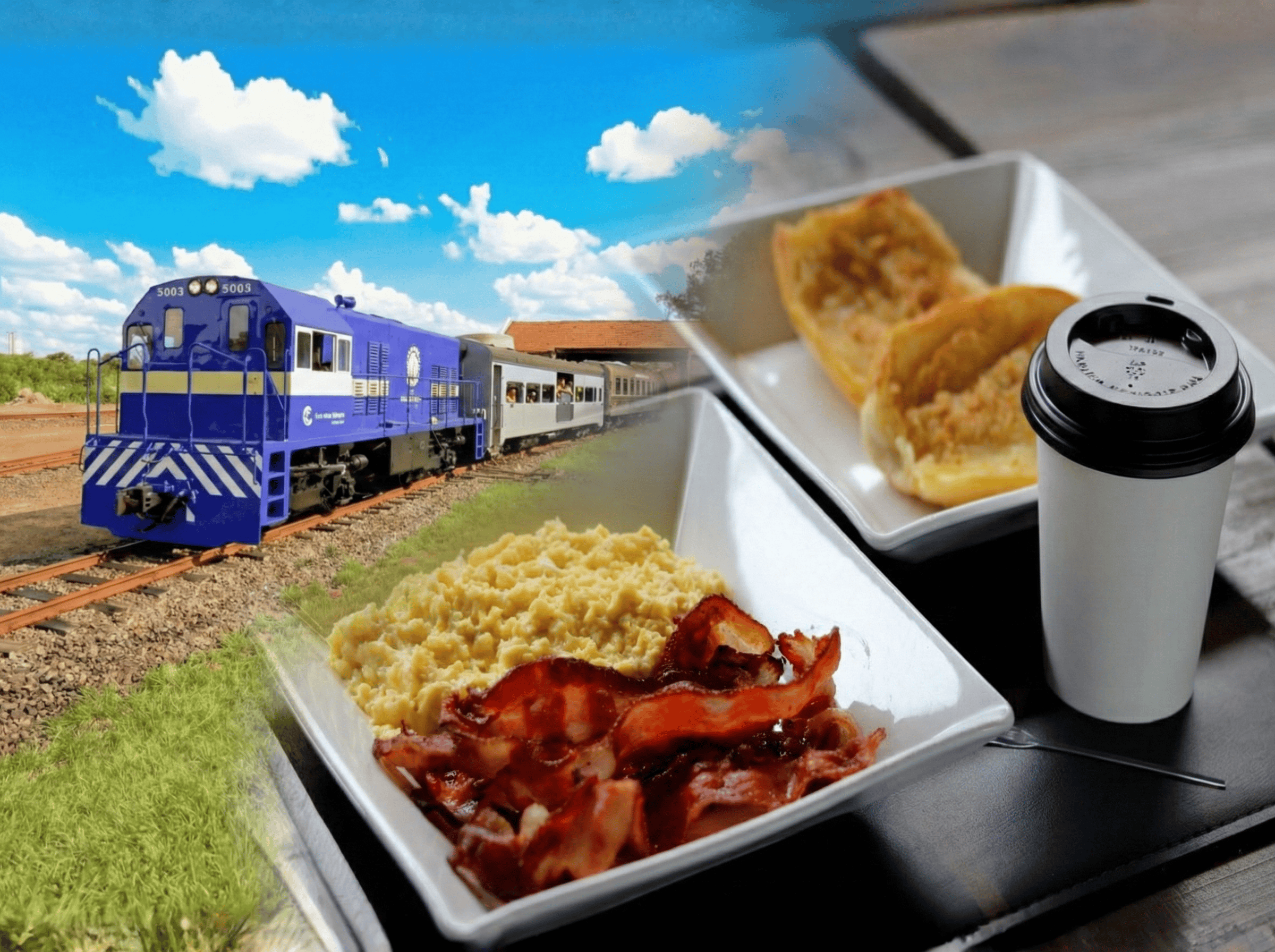 Café da Manhã + Passeio de Trem Ida e Volta