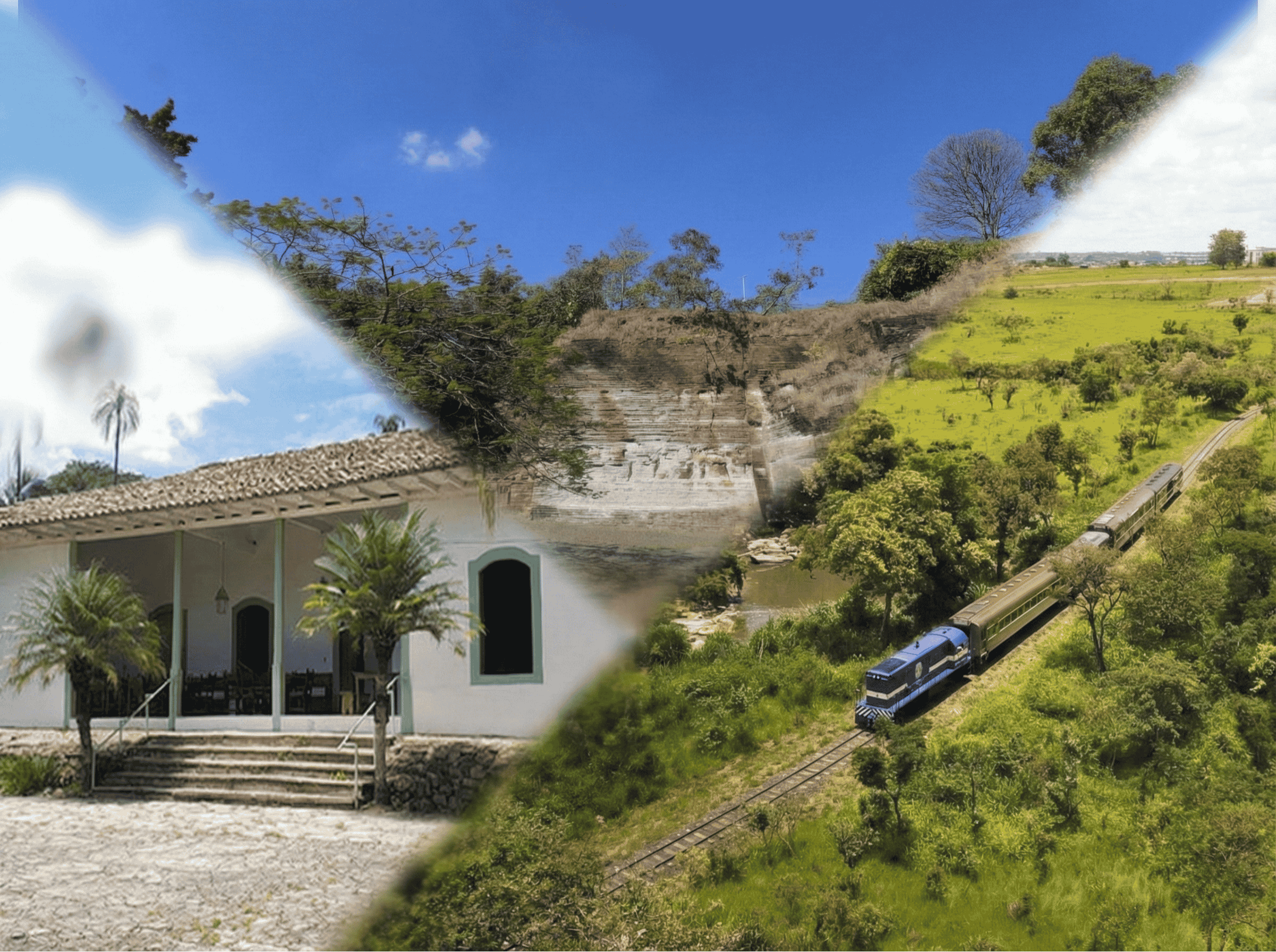 Passeio de Trem + Tour Histórico + Almoço + Sítio Tour